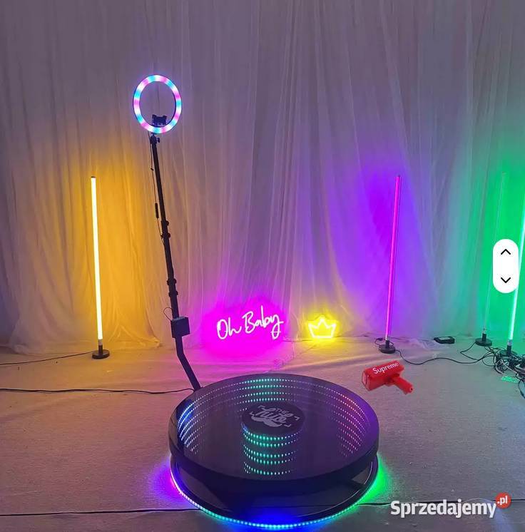 Fotobudka 360 LED SZKLANA 100 NOWA Krosno