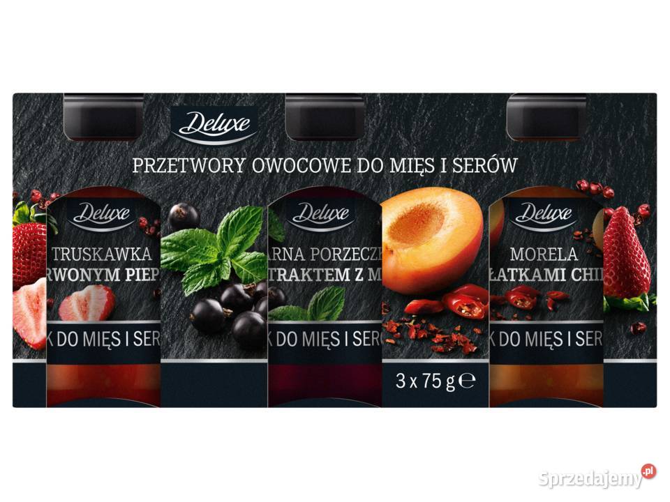 Deluxe 3 przetwory owocowe do mięs i serów sosy wielkopolskie Stare Miasto