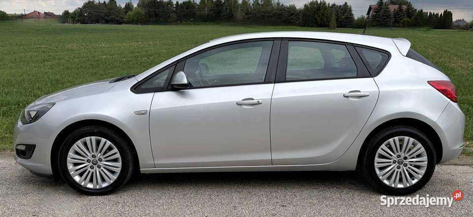 OPEL ASTRA J 2014 16 Benzyna 124 autoalarm mazowieckie Wieliszew