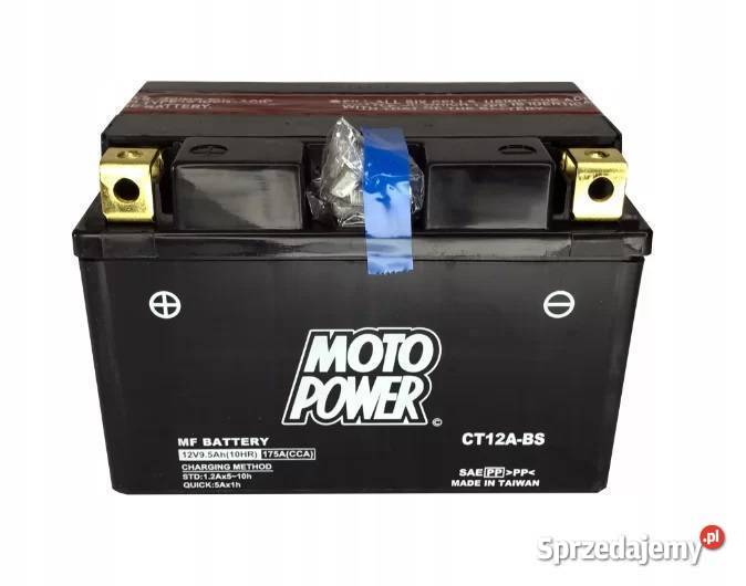 Akumulator motocyklowy MotoPower CT12ABS 12V