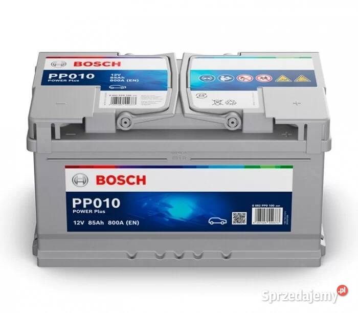 Akumulator Bosch 85Ah 800A EN PP010 PRAWY PLUS osobowe