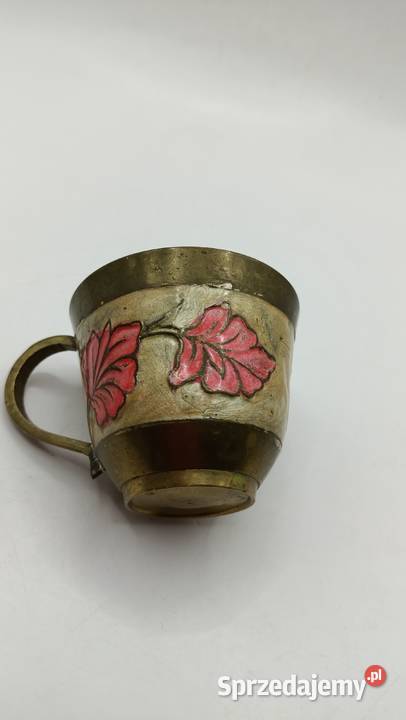 Dekoracyjny mosiężny kubek Zamość