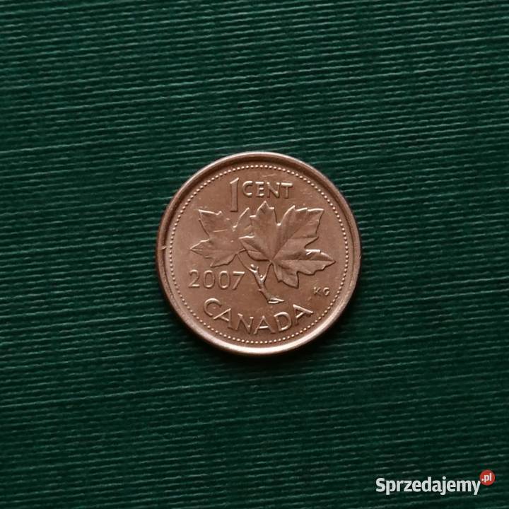 KANADA 1 cent 2007r Magnetyczna Gliwice