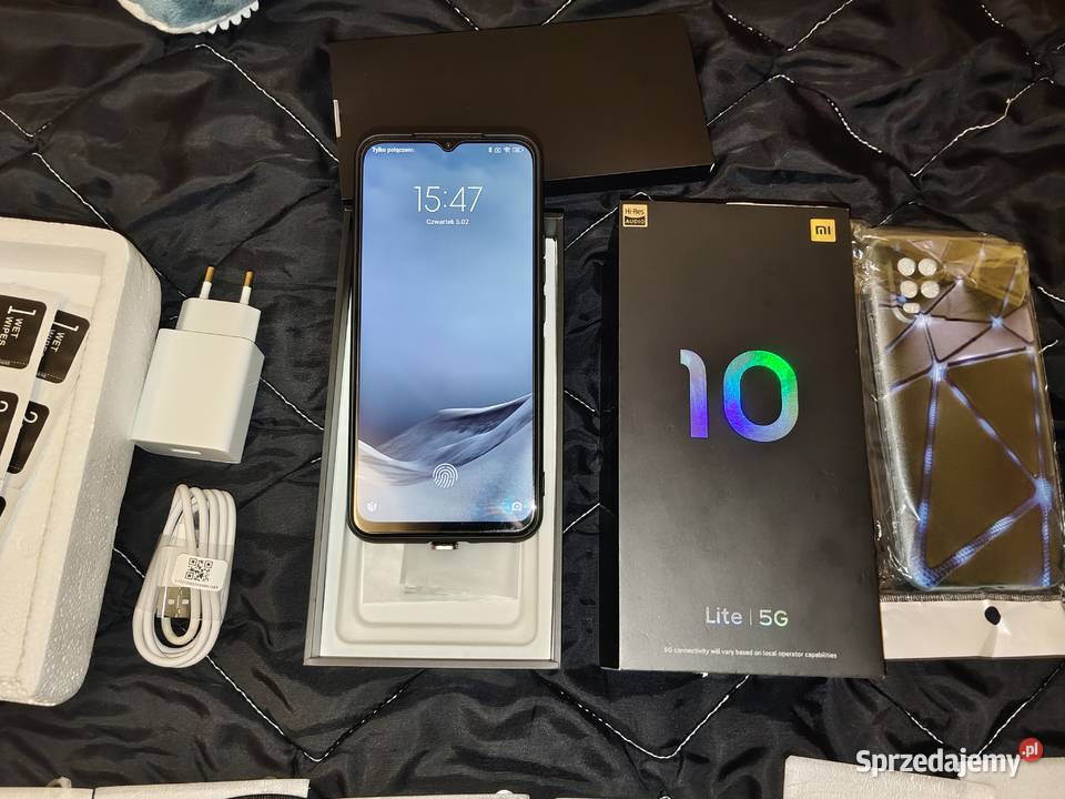 Smartfon Xiaomi Mi 10 Lite 5G 664 MiUi 13 9 szyb Grzywna
