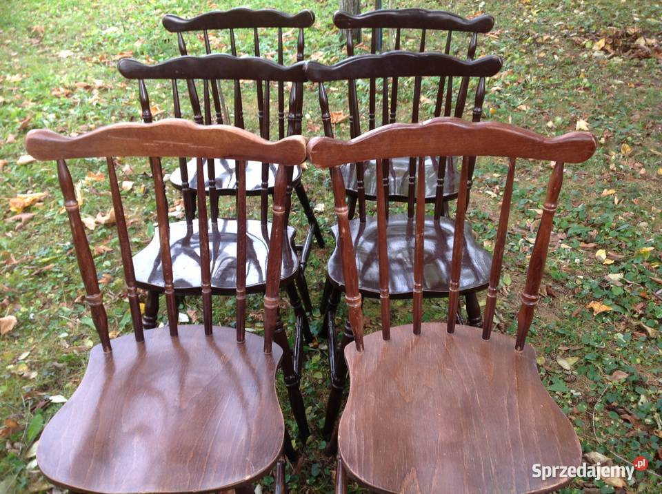 Krzesła Gięte KING EDWARD typ 983 Vintage 6 lata Meble sprzedam