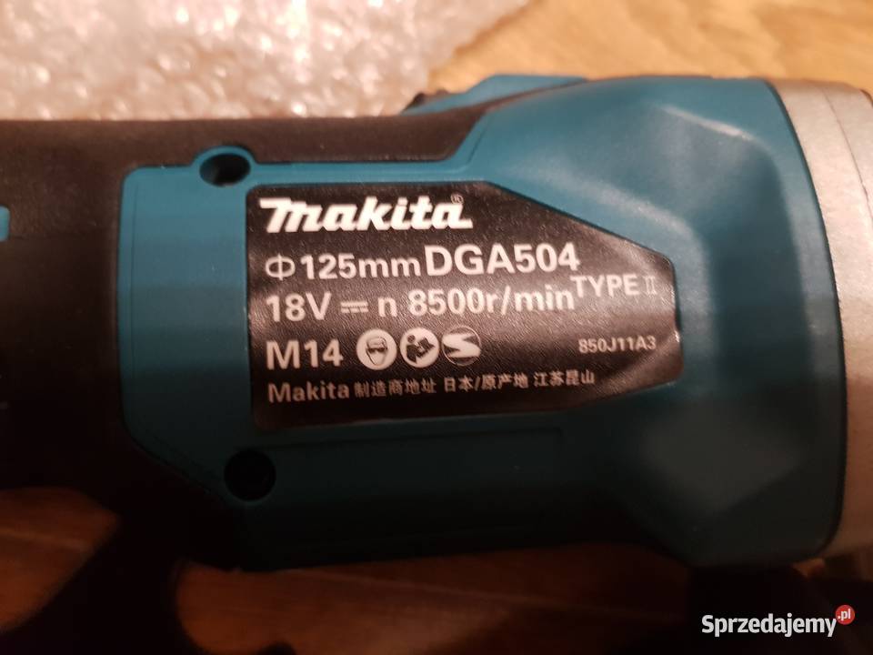 Szlifierka kątowa Makita DGA504 łódzkie Bełchatów