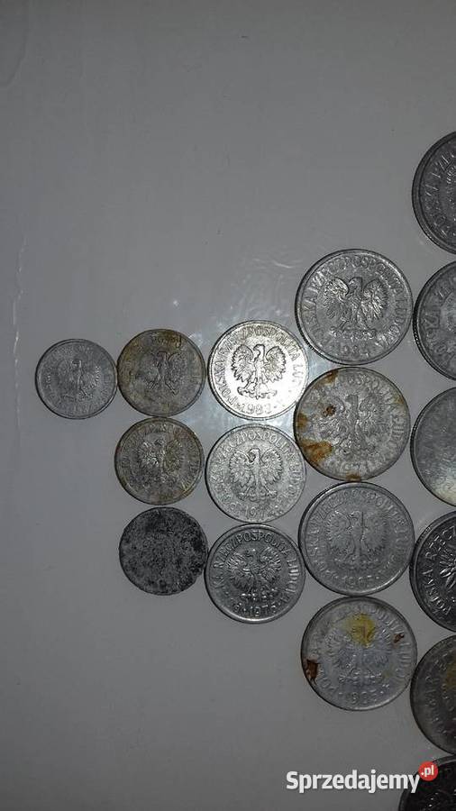 Pieniądze PRL Monety różne nominały Kołobrzeg