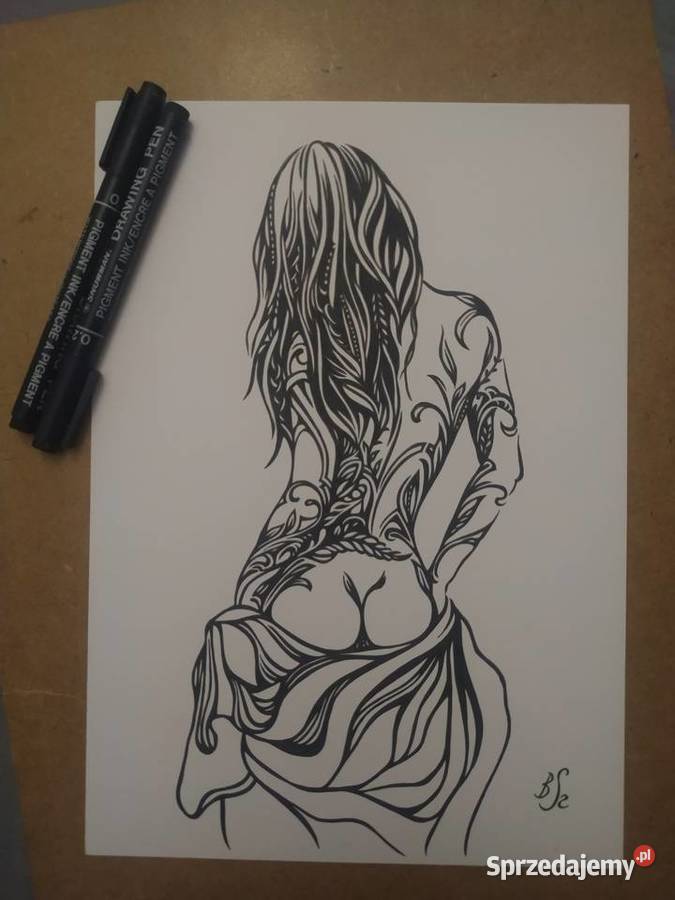 Rysunek tyłu cienk blok t A4 250 gm2 Warszawa