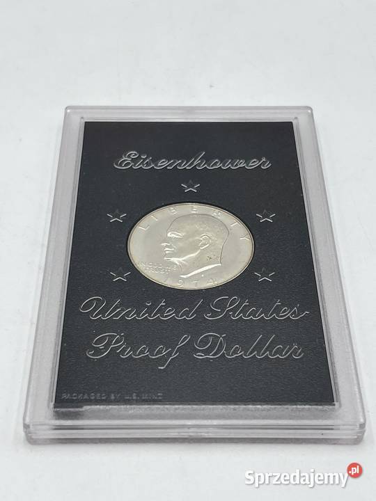 1974 S MINT USA EISENHOWER SILVER PROOF CASED Warszawa sprzedam