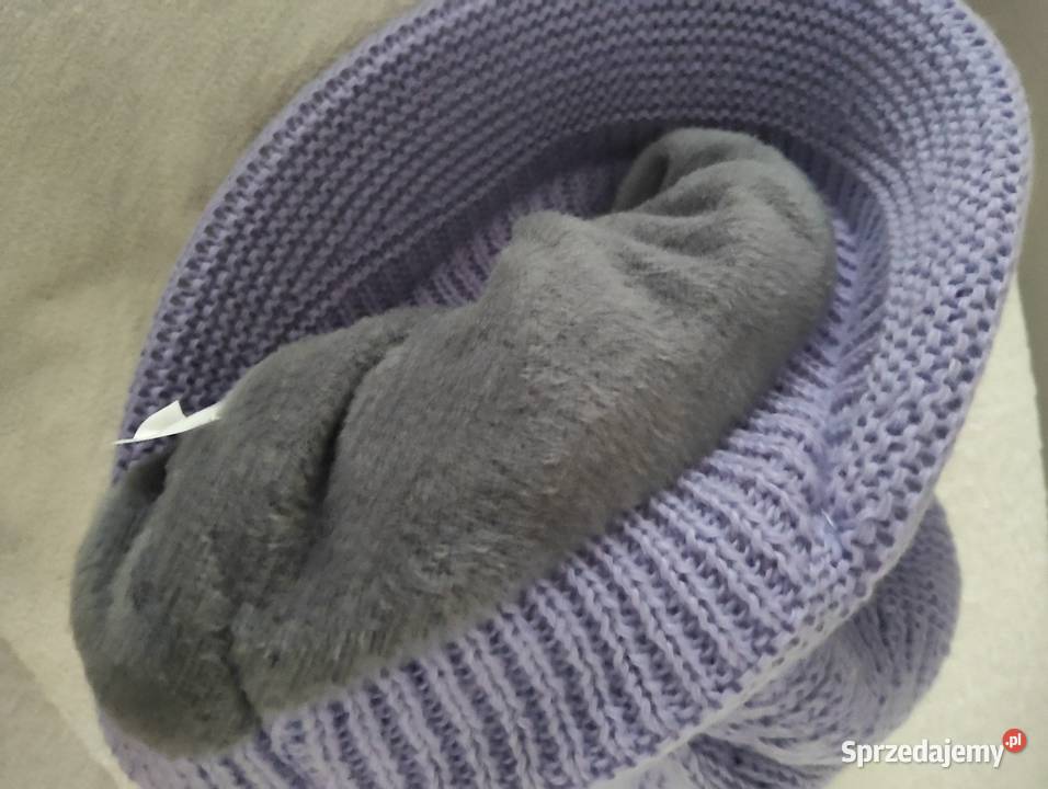 Czapka zimowa z daszkiem warmińsko-mazurskie Ruciane-Nida