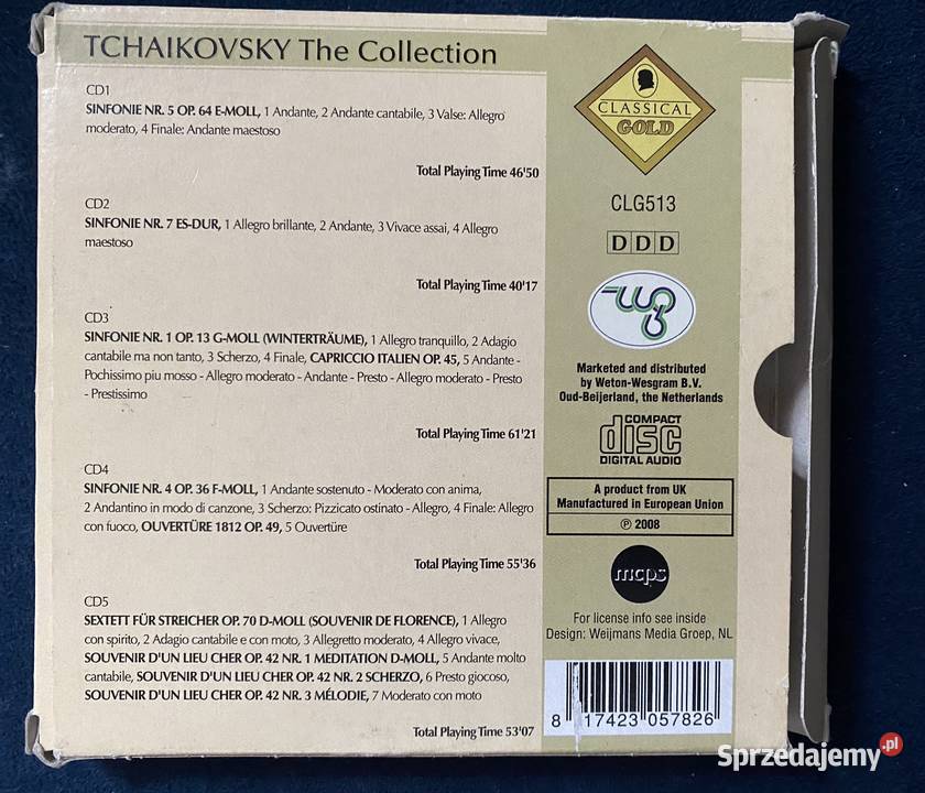 Tchaikovsky 5Cd śląskie Ruda Śląska