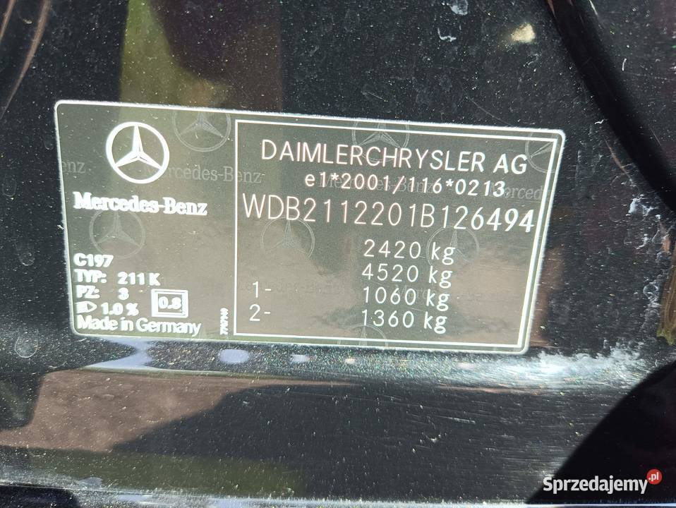 MercedesBenz Klasa E 30 V6 CDI polift isofix zachodniopomorskie Szczecin