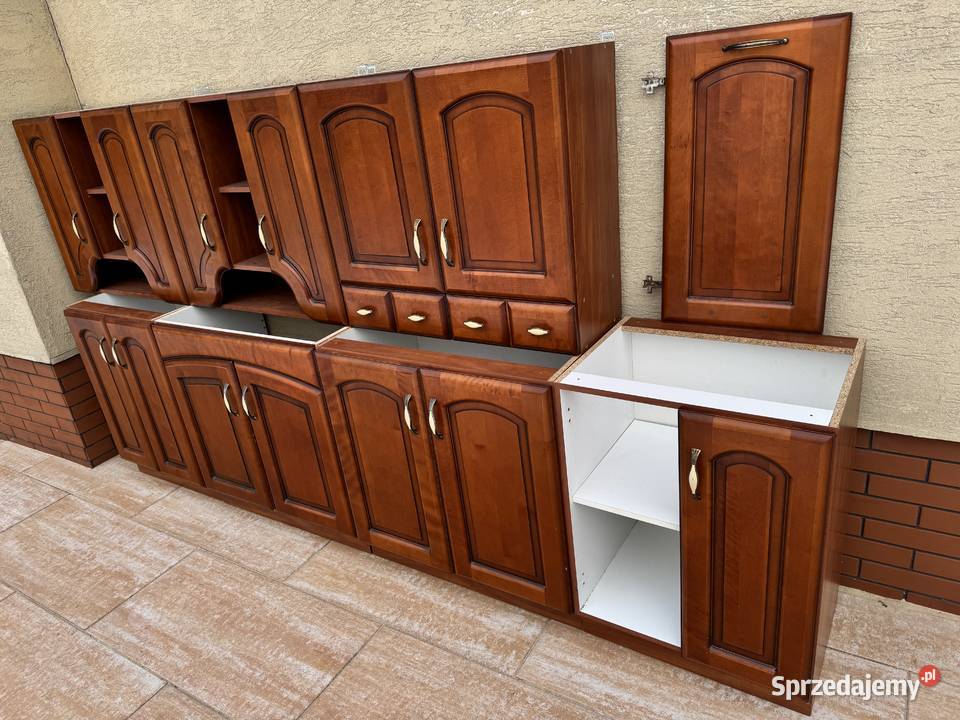 Komplet mebli kuchennych Bawaria szafki kredens Garwolin