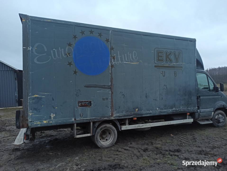 Kontener 52x22m magazyn iveco mascott Chełm