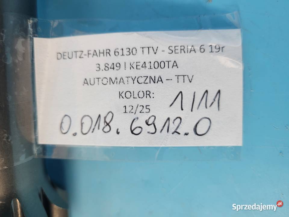 DEUTZFAHR 6130 TTV PÓŁOŚ 001869120 kujawsko-pomorskie Kolno