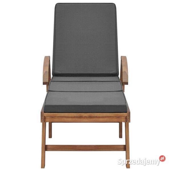 vidaXL Leżaki z poduszkami 2 lite drewno mazowieckie Warszawa sprzedam