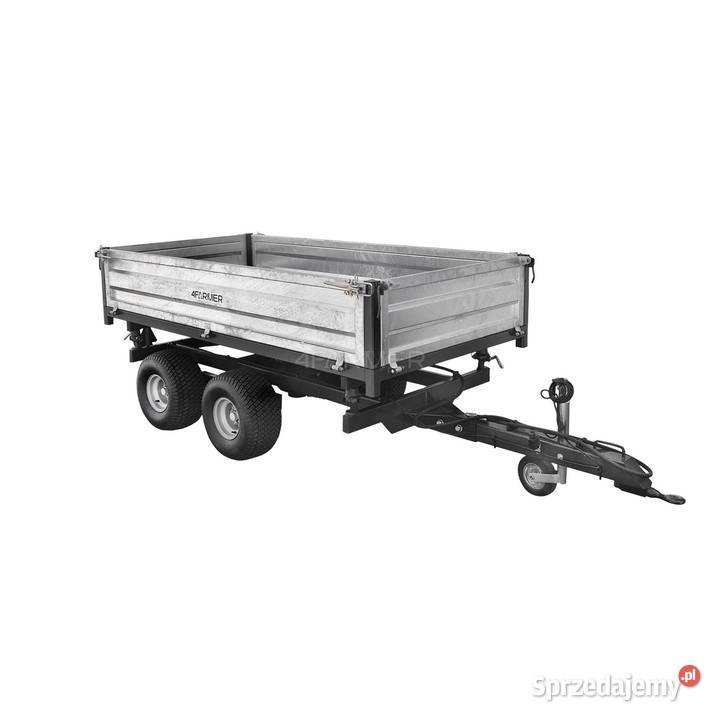 Przyczepa rolnicza dwuosiowa 25T z kiprem Tajęcina