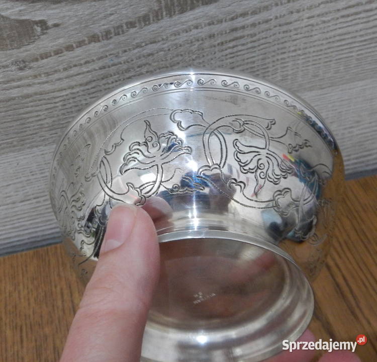 Cukiernica miseczka posrebrzana Vietnam podkarpackie
