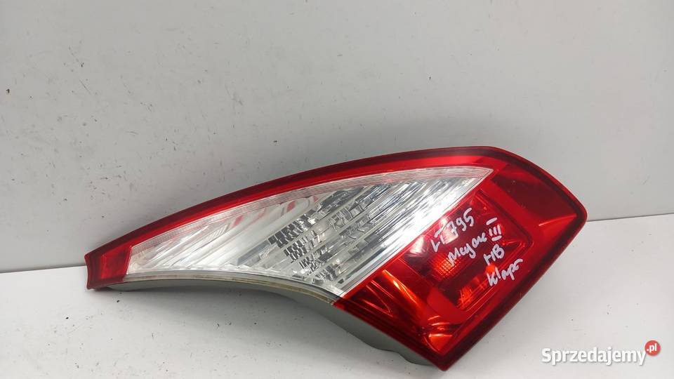 RENAULT MEGANE III HB LAMPA TYŁ LEWA W KLAPĘ osobowe sprzedam