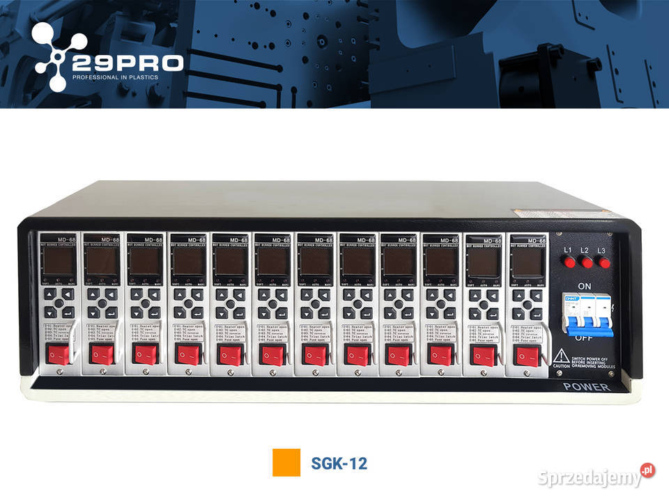 STEROWNIK TERMOREGULATOR GORĄCYCH KANAŁÓW 12 Produkcja śląskie Sosnowiec