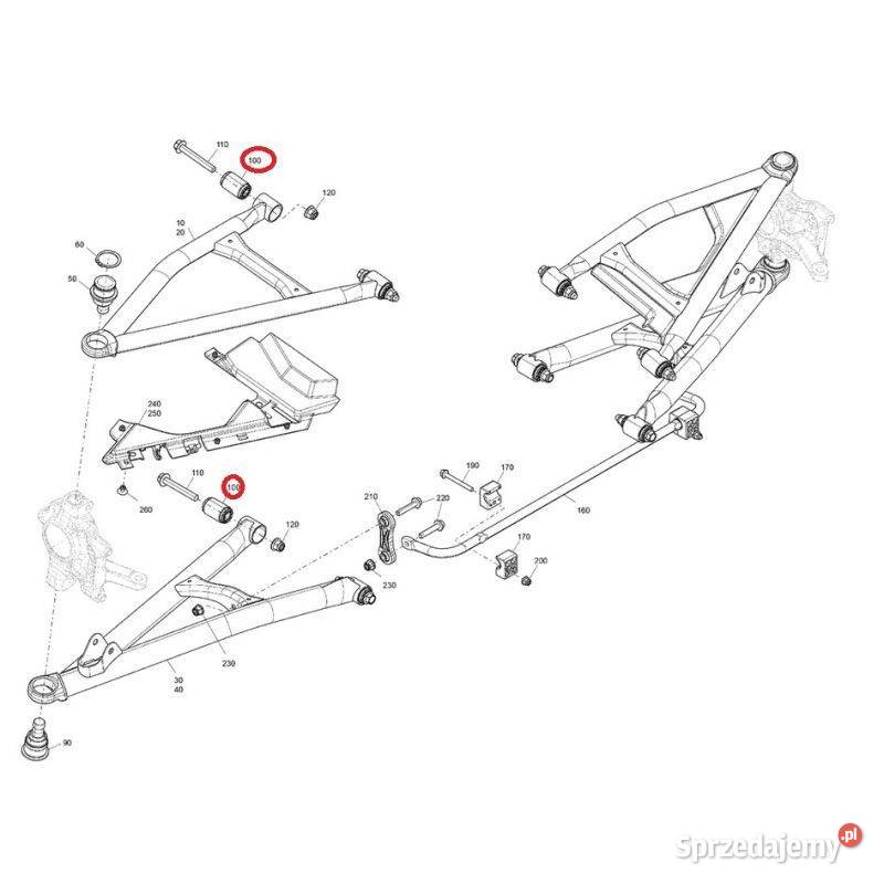 Tuleja wahacza CanAm Spyder BRP 706201519 Nowy Sącz