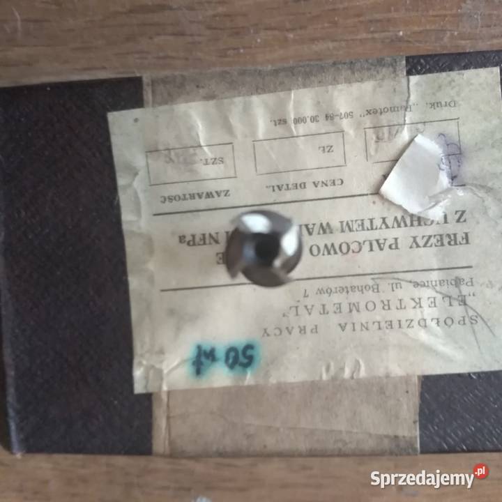 frez palcowo czolowe z uchwytem walcowym Lubin