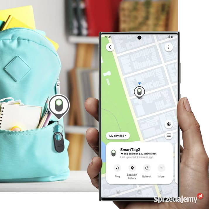 Lokalizator SAMSUNG Galaxy SmartTag 2 GPS i akcesoria Sosnowiec sprzedam