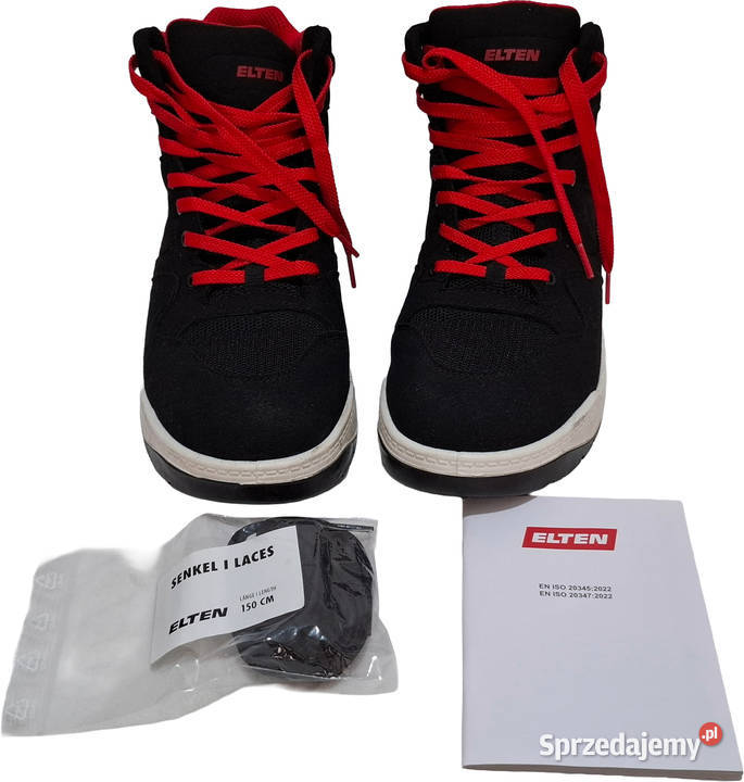 Buty robocze przemysłowe Elten Lakers black Mid 30cm