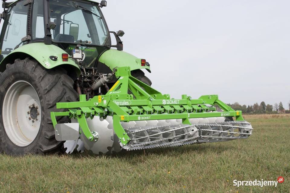 Agregat talerzowy uprawowo siewny Bomet Hercules nieuszkodzony Agregaty łódzkie Kozenin