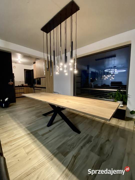 Stół dębowy drewniany 300 rozkładany pająk Konstancin-Jeziorna