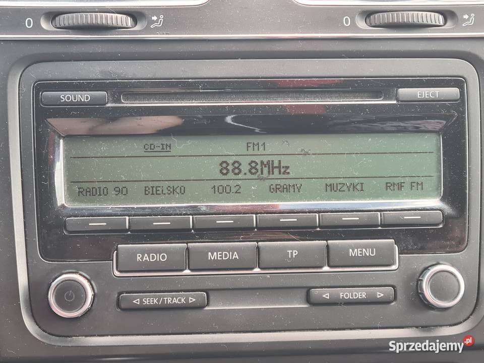 Oryginalne Radio VW RCD 210 CD MP3 Golf Polo Żywiec