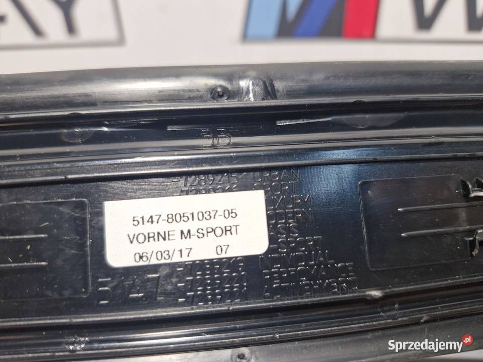 BMW F30 F31 LISTWY NAKŁADKI PROGOWE MPAKIET sprzedam