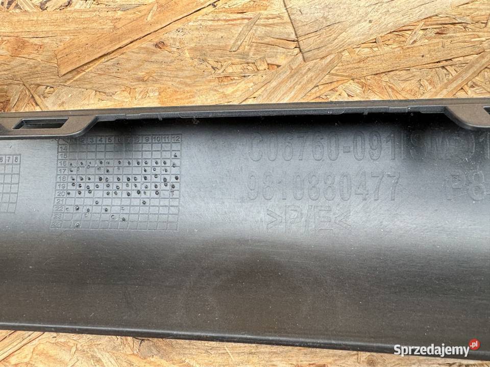 Spoiler listwa dolna zderzaka przód peugeot 3008 wielkopolskie