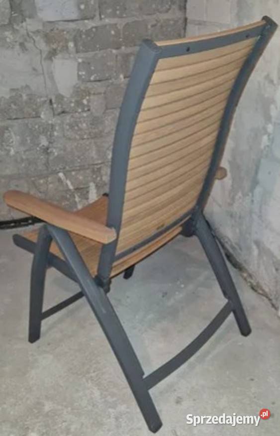 Fotel ogrodowy rozkładany Krzesła ogrodowe mazowieckie