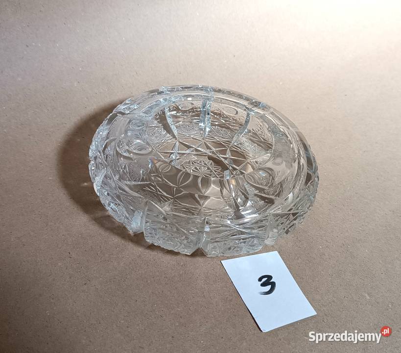 Popielniczka kryształowa