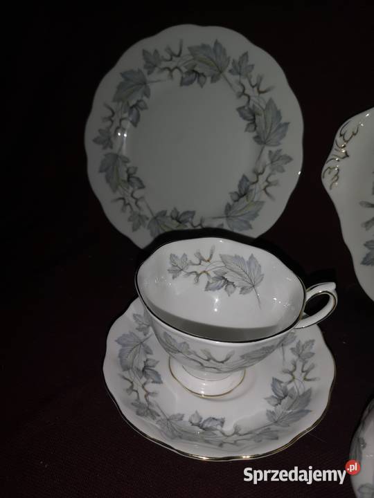 Serwis Royal Albert England Silver Maple Gdańsk