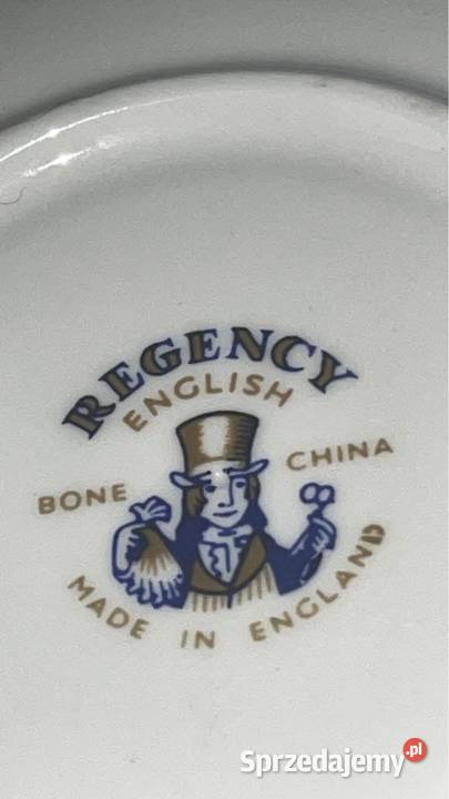 Filiżanka z talerzykiem deserowym Regency Porcelana i szkło Gdańsk sprzedam