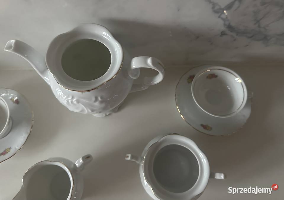 Serwis śniadaniowy porcelana Wawel z lat PRLu Łódź