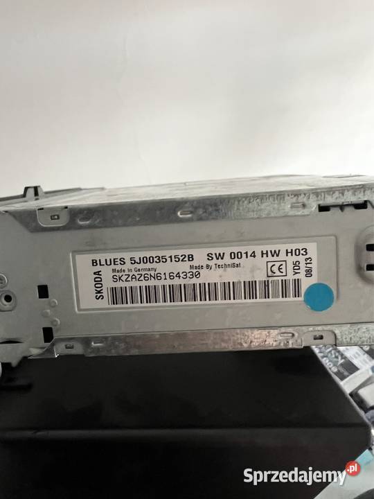 Radio Skoda Rapid Fabia SKZAZ6N6164330 Łomża