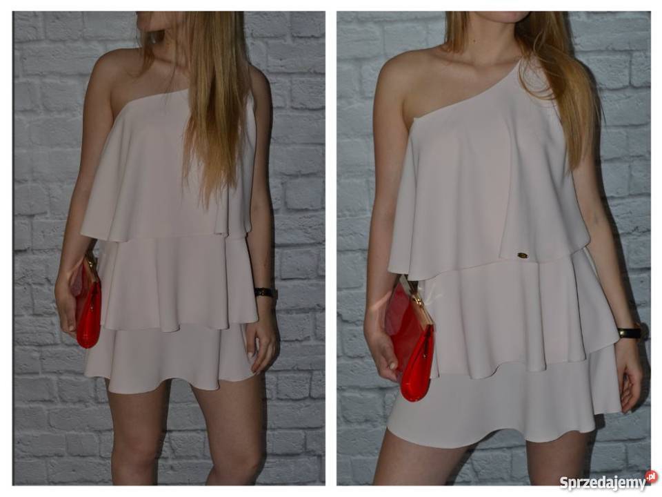 Unikatowa sukienka VERA Pby LUCA plisy M Żagań