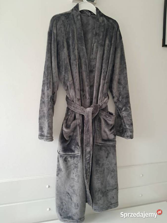 Szlafrok męski szary XL F F do sprzedania Kraków