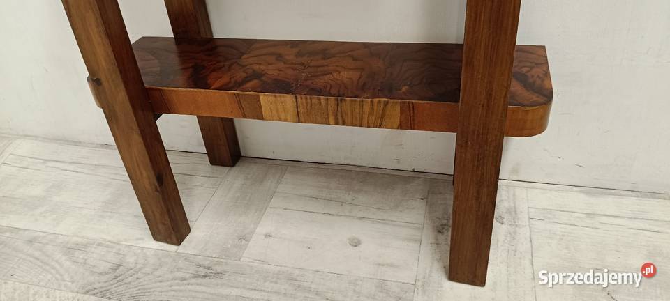 konsola art deco przyścienna orzech stolik Radomsko