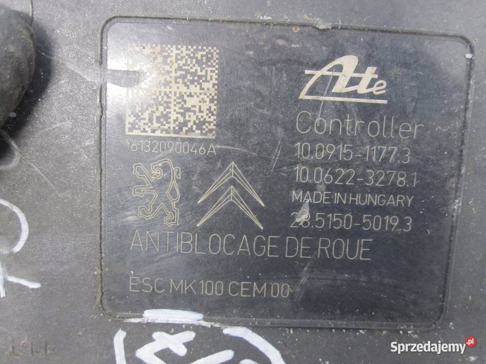 PEUGEOT 208 I 13r pompa ABS 9804162080 osobowe Motoryzacja
