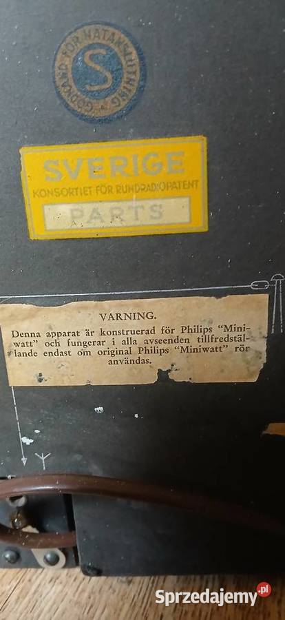 Radio lampowe firmy Philips z lat 30 tych małopolskie Kraków sprzedam