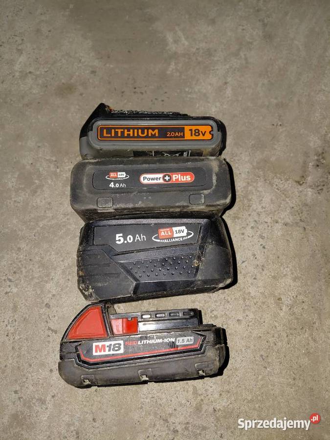 Baterie bosch milwaukee wkrętarka