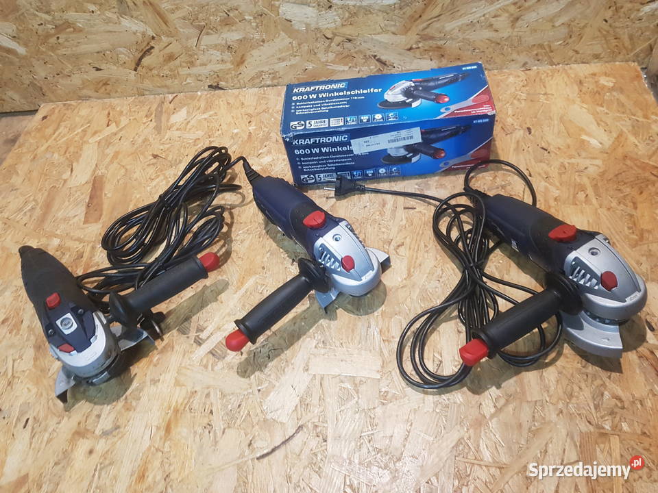 SZLIFIERKA KĄTOWA KRAFTRONIC KTWS 115 600 Wat Dom i Ogród wielkopolskie Głogowa
