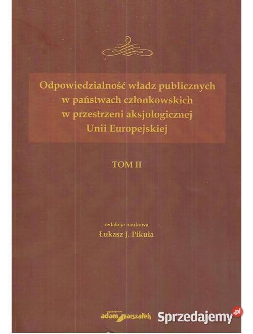 Odpowiedzialność władz publicznych w państwach prawo i administracja łódzkie Łódź