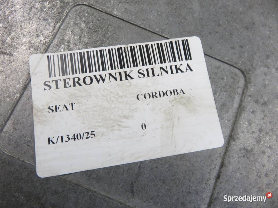 STEROWNIK SEAT CORDOBA II 14 16V BBY 036906034AH osobowe