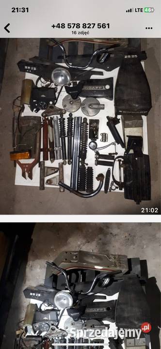 Zundapp ze40 i części zs25 Motocykle na części Konin