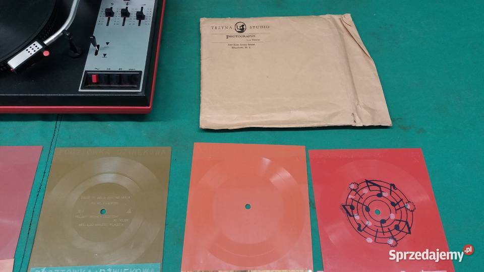 Gramofon ARTHUR STEREO Unitra Fonica pocztówki podkarpackie Strzyżów